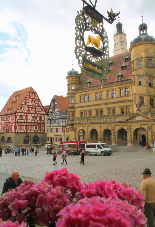 Hotel Goldenes Lamm Rothenburg ob der Tauber Exterior foto